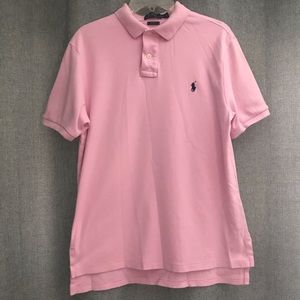 Medium Ralph Lauren Pink Polo Dress Shirt